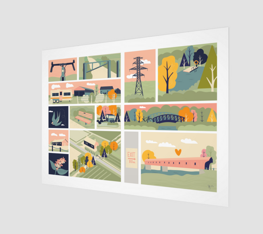 Trails to West Montrose