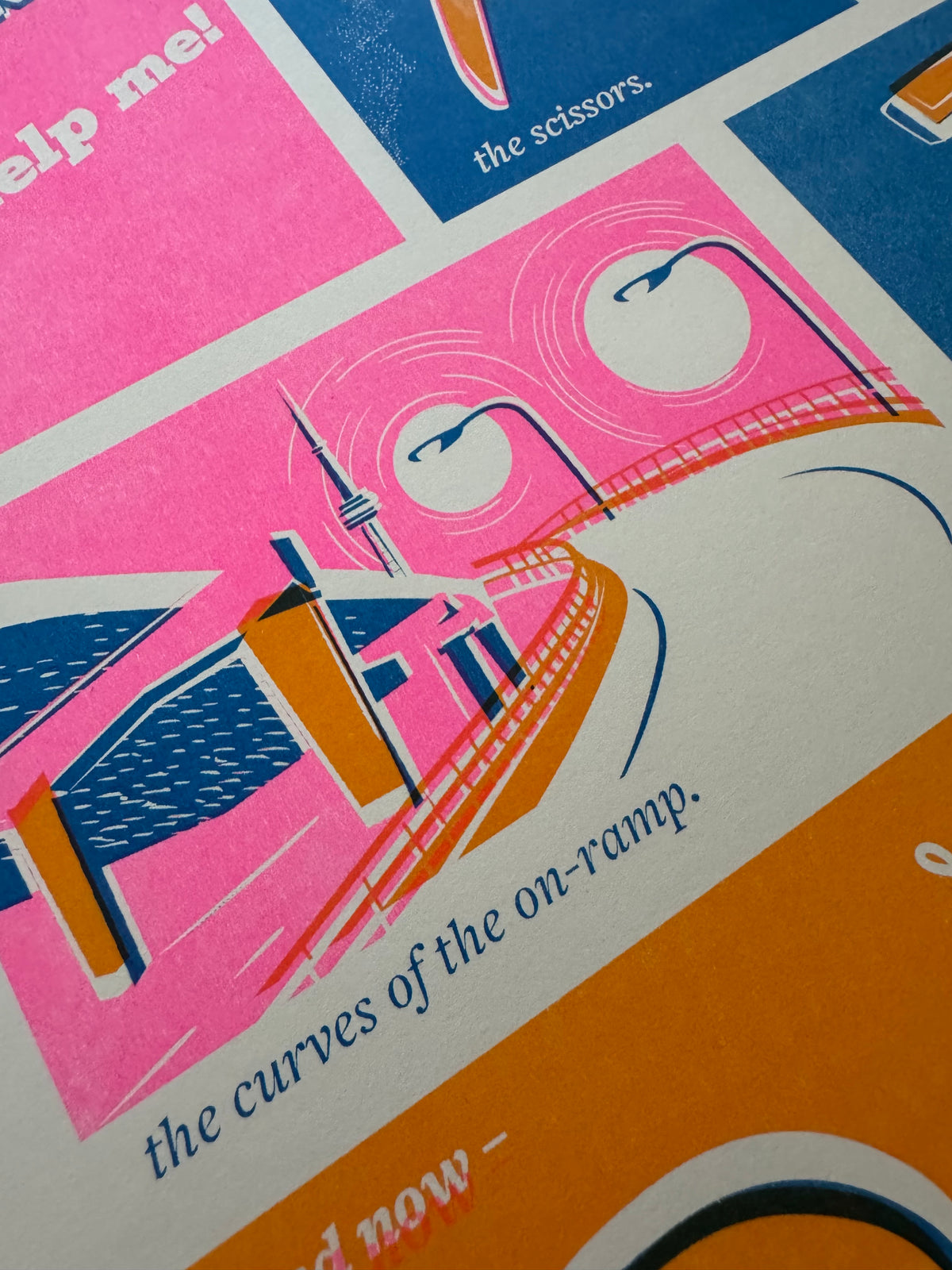 "Everything Reminds Me of Her" Risograph Print