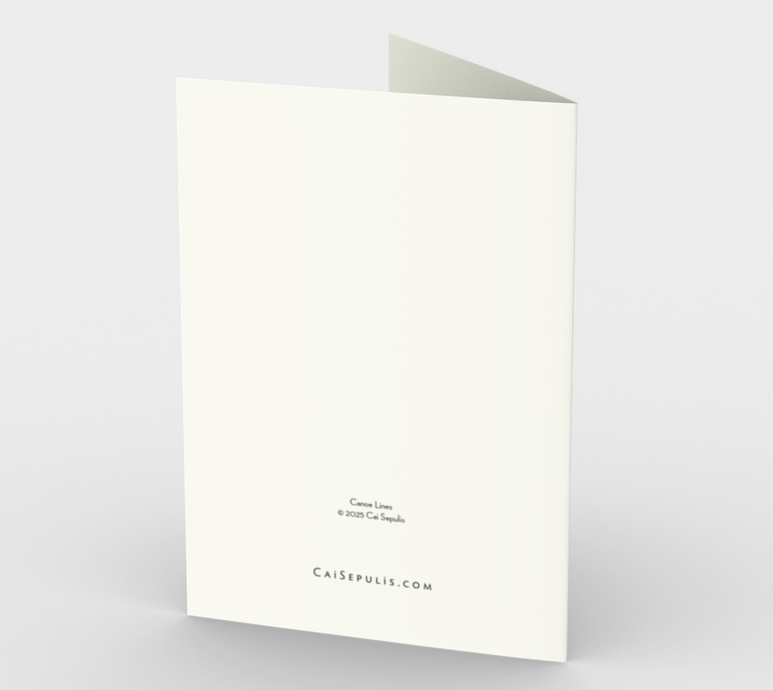 Canoe Lines Cards